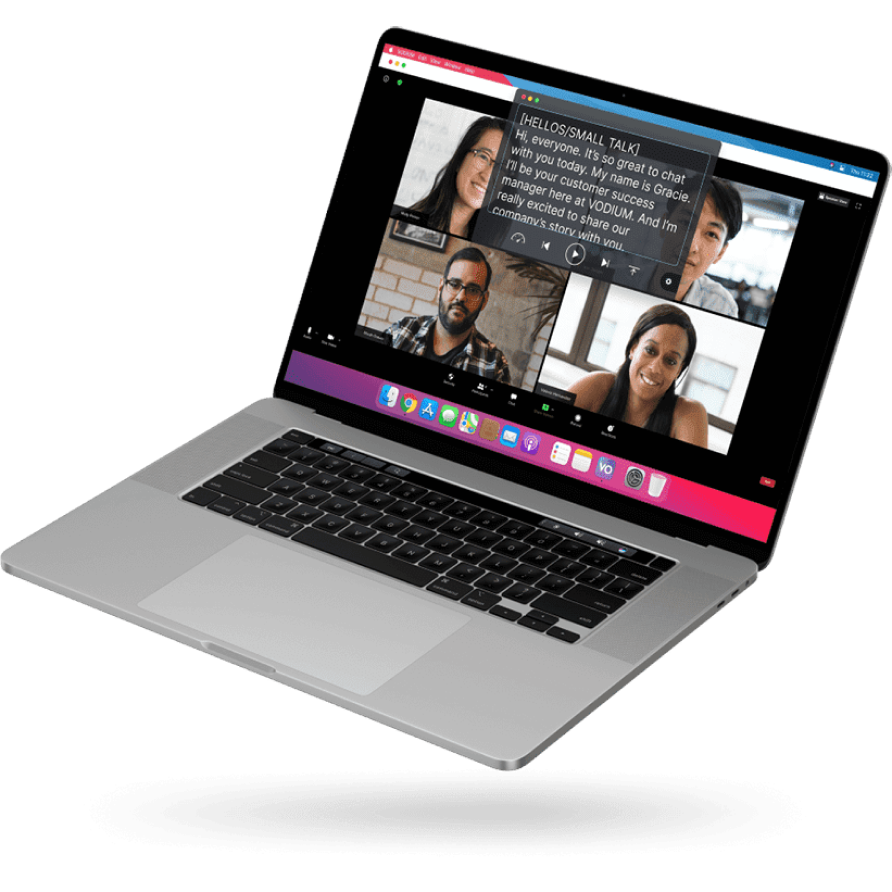 VODIUM Teleprompter for Zoom