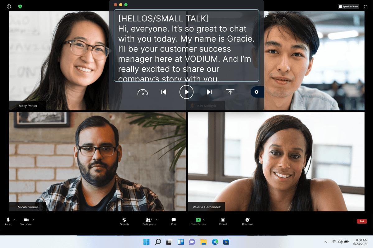 VODIUM Teleprompter for Windows